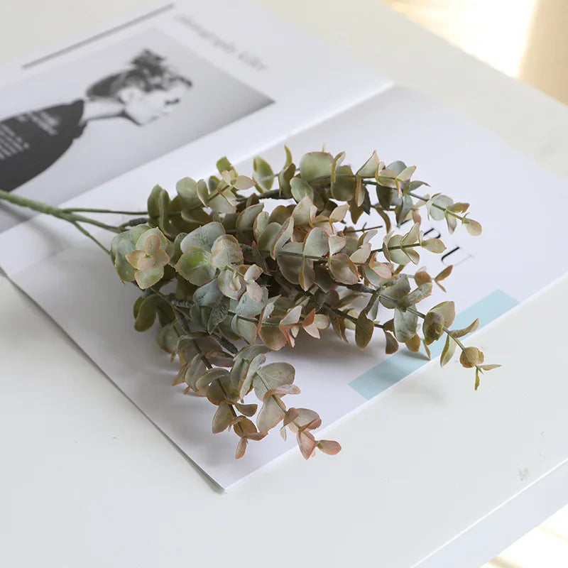 Afralia™ Eucalyptus Leaves Artificial Tree Branch Bouquet Home Decor