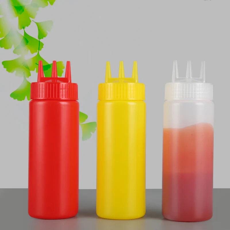 Afralia™ Condiment Squeeze Bottle Set for Sauces & Oils