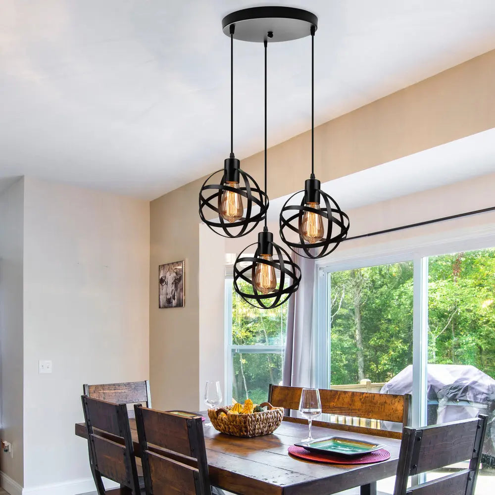 Afralia™ Industrial Pendant Lights - Modern Kitchen Island Lamp, Cafe Hanging Light