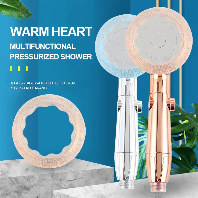 Afralia™ High Pressure 3-Function Shower Head for Magic Massage and Water Saving