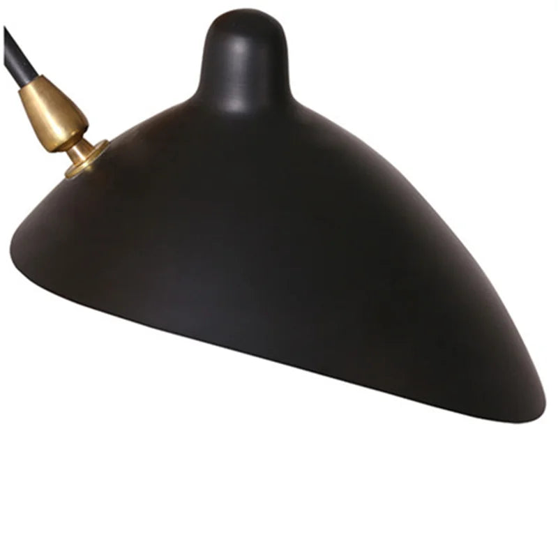 Afralia™ Black Serge Mouille Wall Lamp: Nordic Design, Creative Living Room Decor
