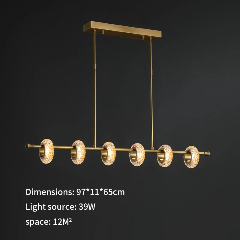 Nordic Golden Crystal Circle LED Chandelier by Afralia™ for Elegant Indoor Decor