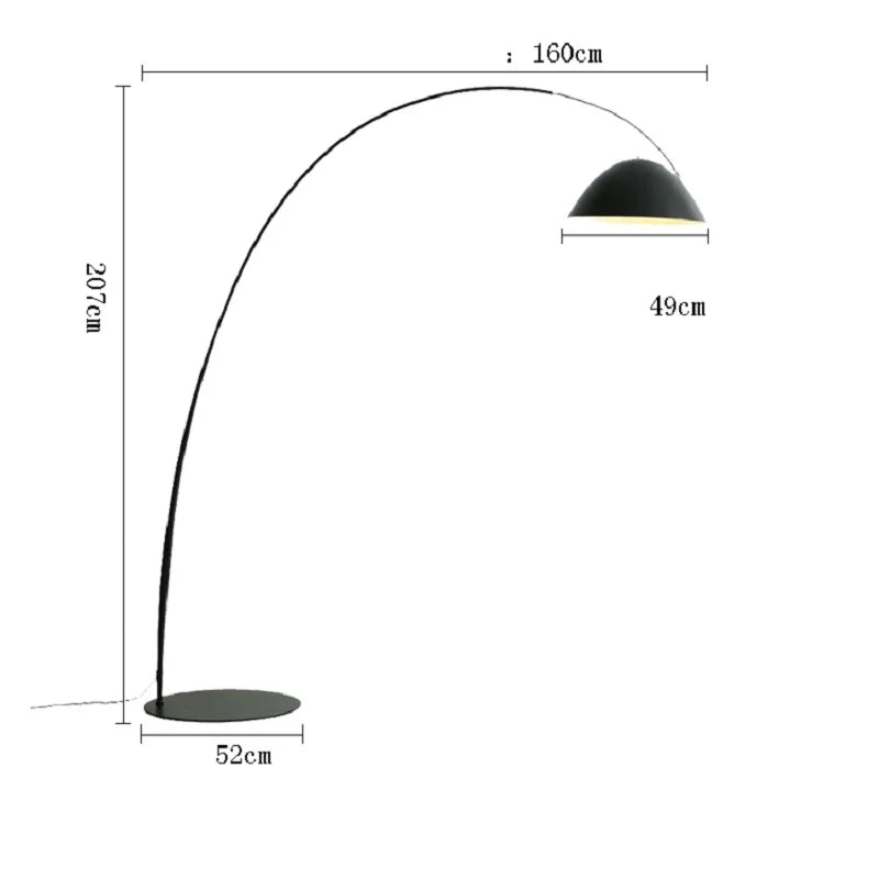 Afralia™ Nordic LED Floor Lamp | Minimalist Vertical Design for Living Room and Bedroom