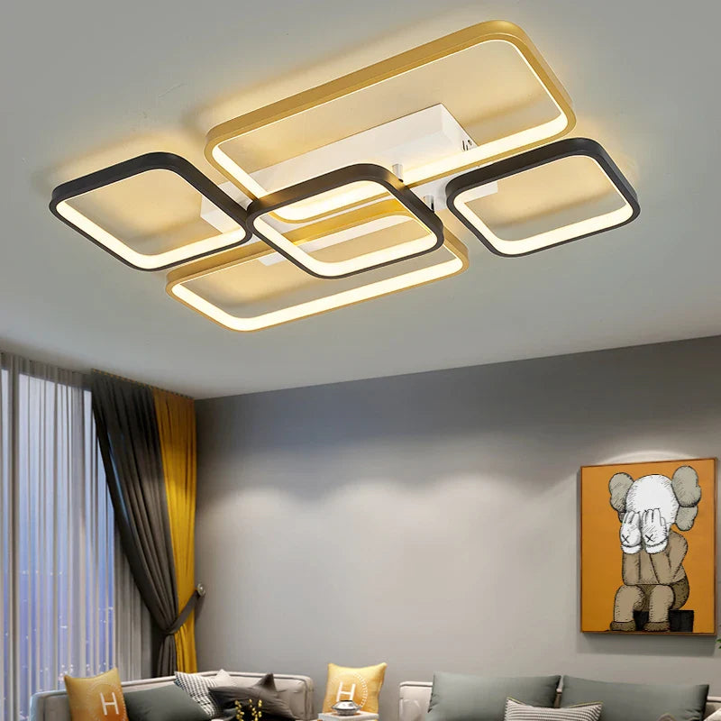 Afralia™ Dimmable LED Ceiling Light for Living Room and Bedroom