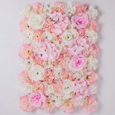 Afralia™ Silk Rose Flower Wall Wedding Christmas Decoration Silk Hydrangea Backdrop