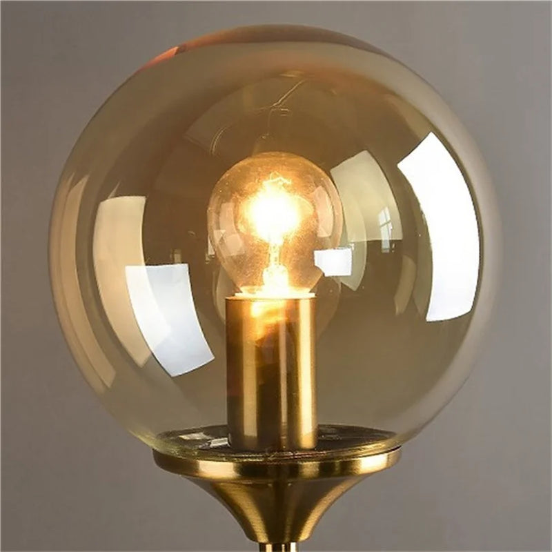 Afralia™ Glass Wall Lamp with LED for Home Decor and Bedroom Lighting