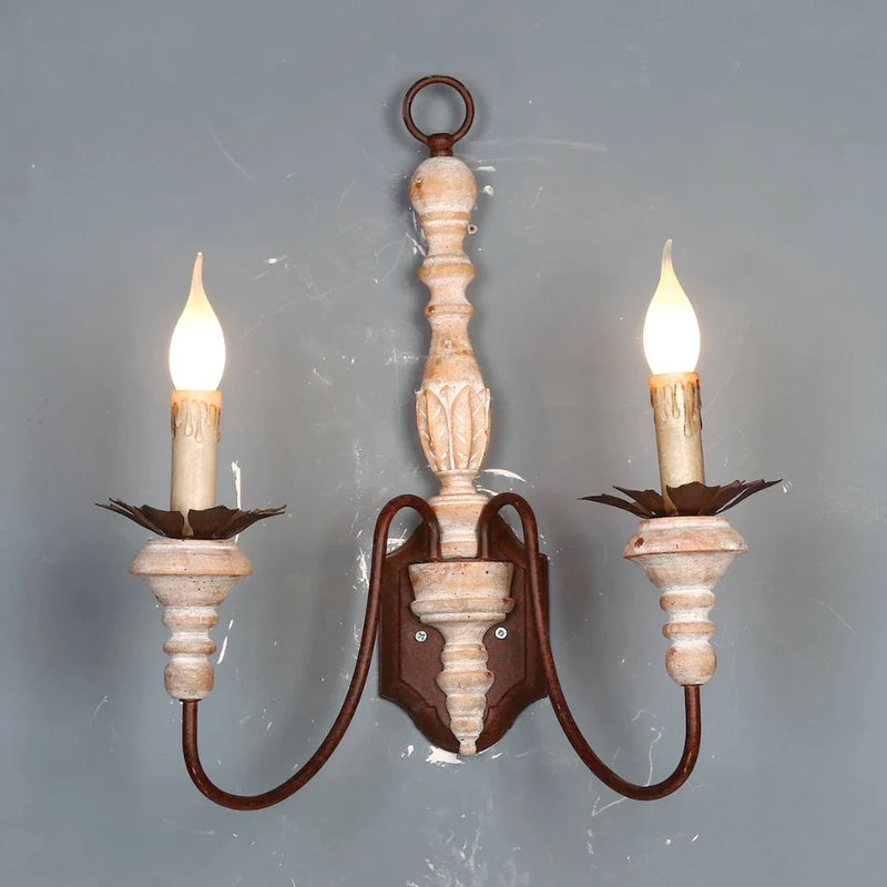 Afralia™ French Country Rustic Wall Sconces Light Antique Retro Wall Lamps