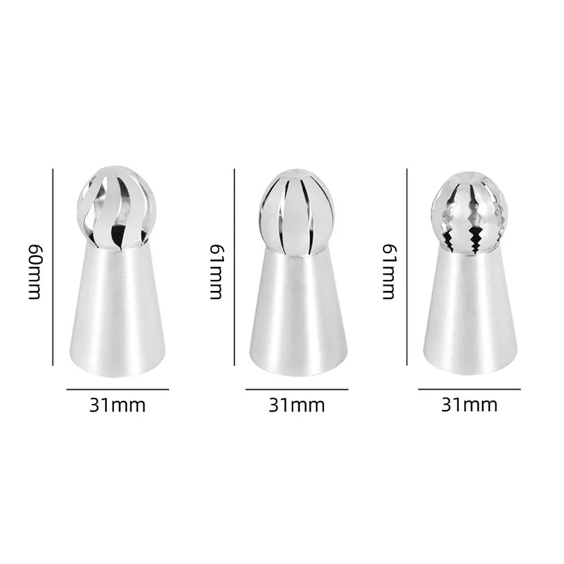 Afralia™ Russian Torch Cupcake Nozzle Setcake Pastry Accessories