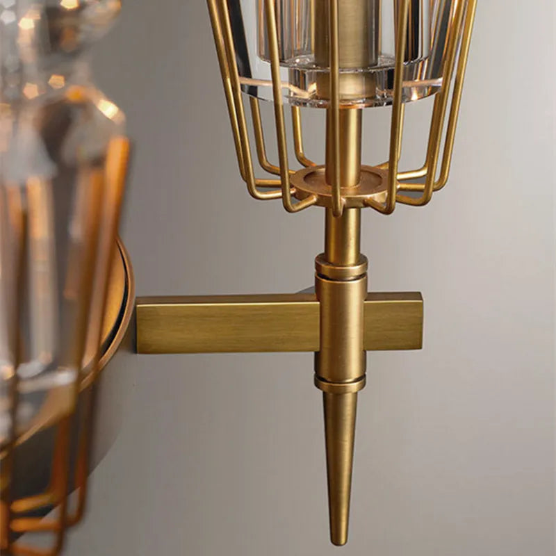 Afralia™ Brass Ana Chandelier: Vintage Retro Dining Table Lighting