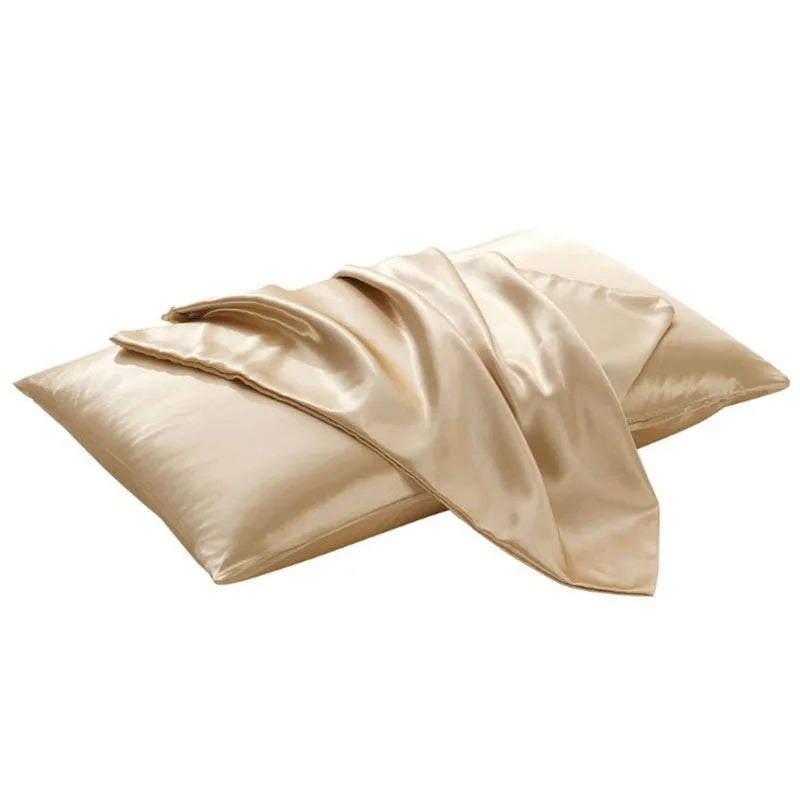 Afralia™ Silk Cozy Pillowcase | Soft Satin Hair Beauty Cover Home Bedding Case