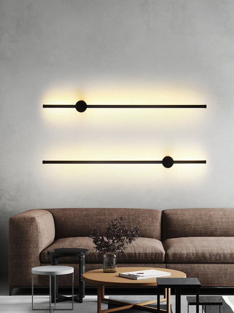 Afralia™ Long Strip Wall Lamp Modern Minimalist Bedroom Living Room Hotel Light