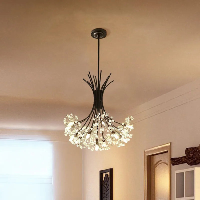 Afralia™ Modern Crystal Chandelier for Dining Room - Samsarah Lighting