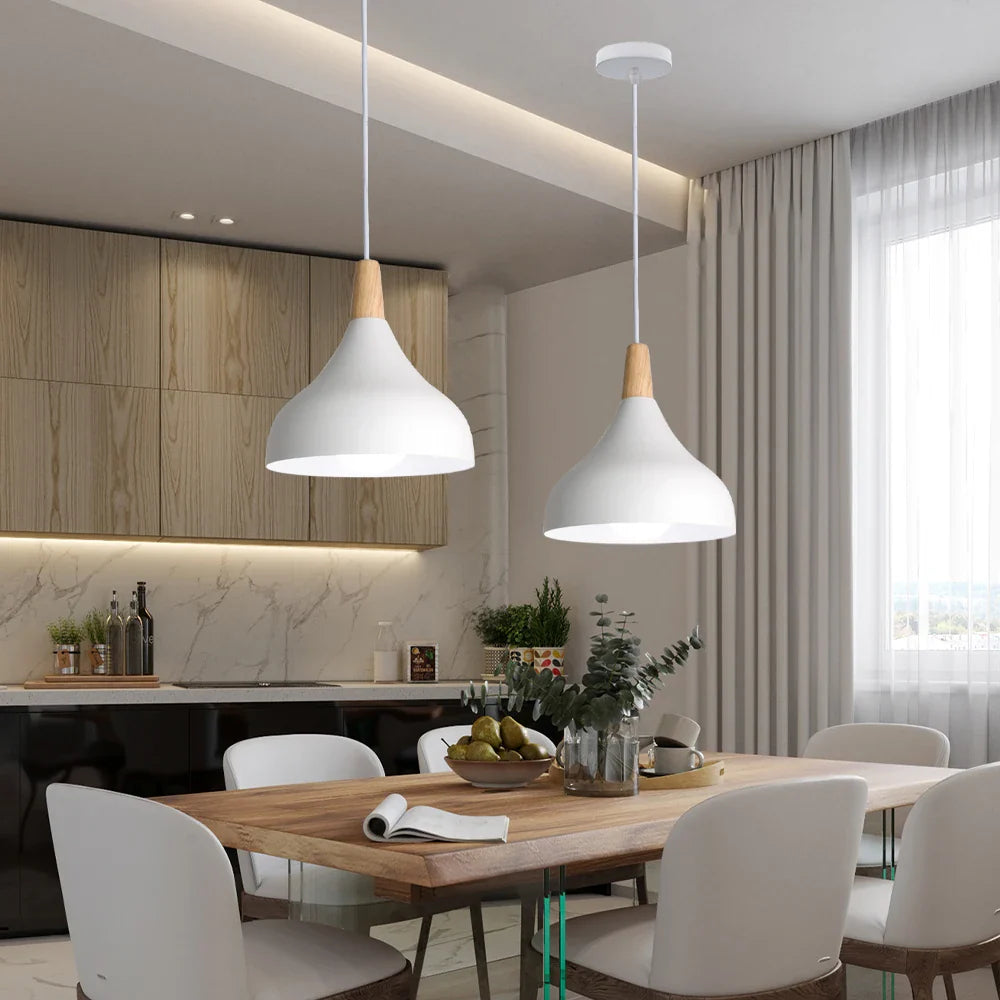 Afralia™ LED Industrial Pendant Lamp for Stylish Living Room & Bedroom Decor Lighting