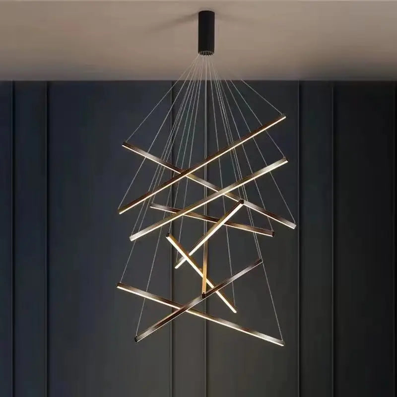 Afralia™ LED Nordic Chandelier: Modern Pendant Light for Living, Dining, and Bedroom