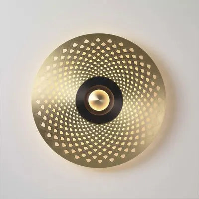 Afralia™ Round Stainless Steel LED Wall Lamp for Modern Decor in Home, Store