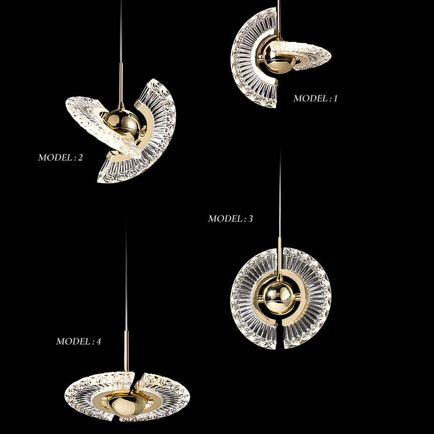 Afralia™ Nordic LED Chandelier Pendant Light Modern Luxury Adjustable Indoor Lighting