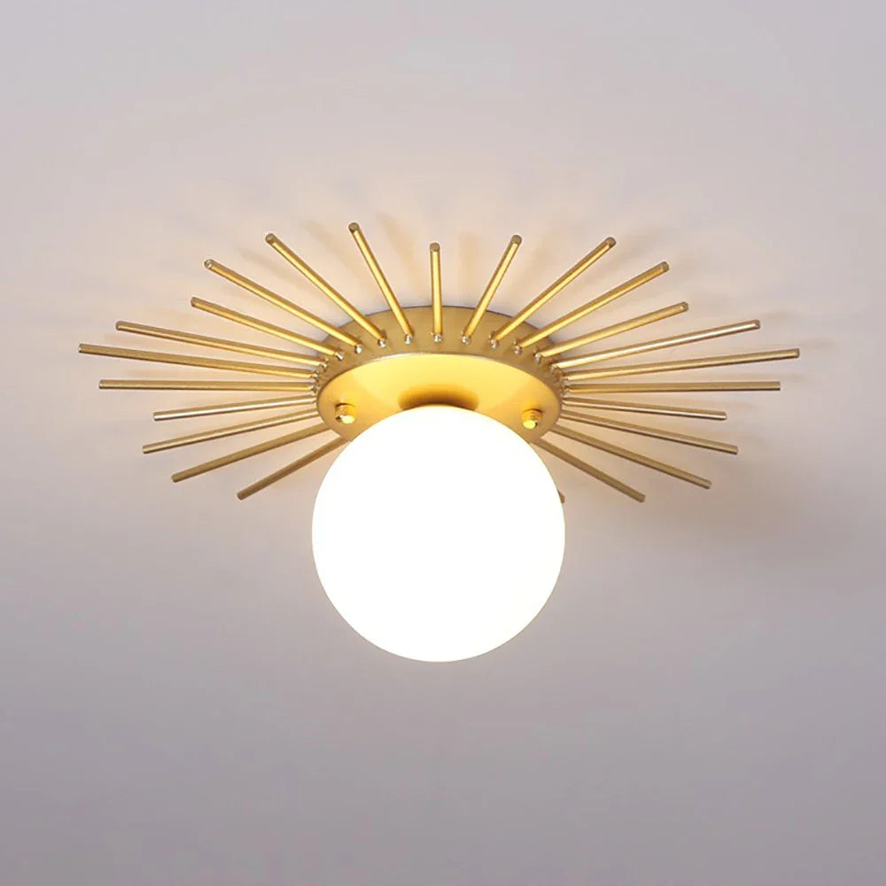 Afralia™ LED Ceiling Lights: Modern Nordic Home Hallway Lighting for Locker Room Decor