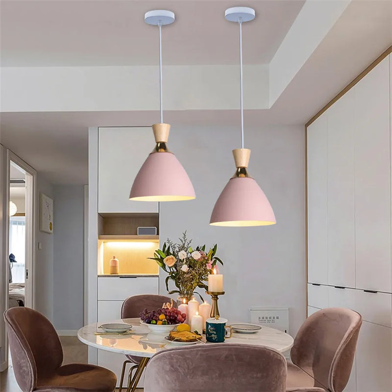 Afralia™ LED Chandelier: Nordic E27 Pendant Light for Home Decor, Restaurant, Bar, Bedroom