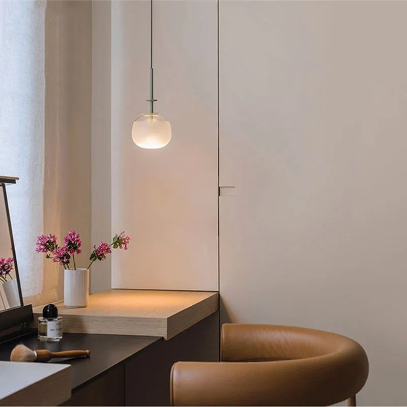 Afralia™ Glass Flying Saucer Chandelier - LED Hardware Pendant Lighting for Living Room