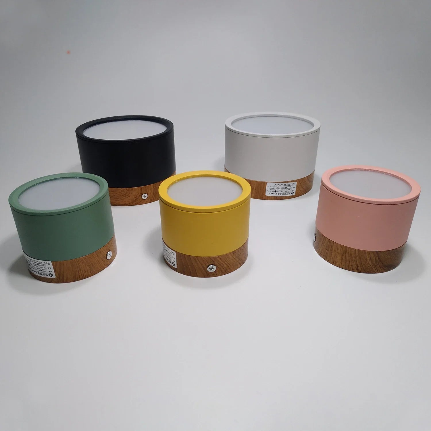 Afralia™ Nordic Color LED Ceiling Lights 5W-12W Aluminum Round Kitchen Ceiling Lamp