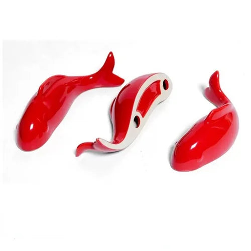 Afralia™ Ceramic Fish Wall Decoration: Three-Piece Suit Carp Hanging for Three-Dimensional Room Decor