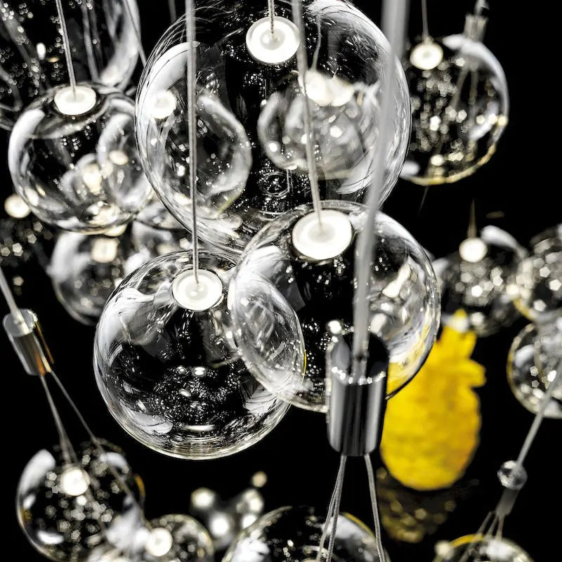 Afralia™ Bubble Glass Pendant Light: Stylish Nordic Home Decor Lighting