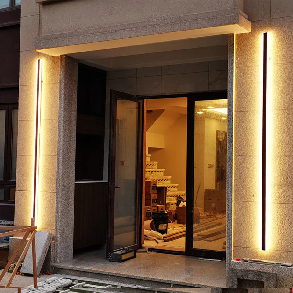 Afralia™ Waterproof Aluminum LED Wall Sconce Light for Modern Outdoor Garden Porch