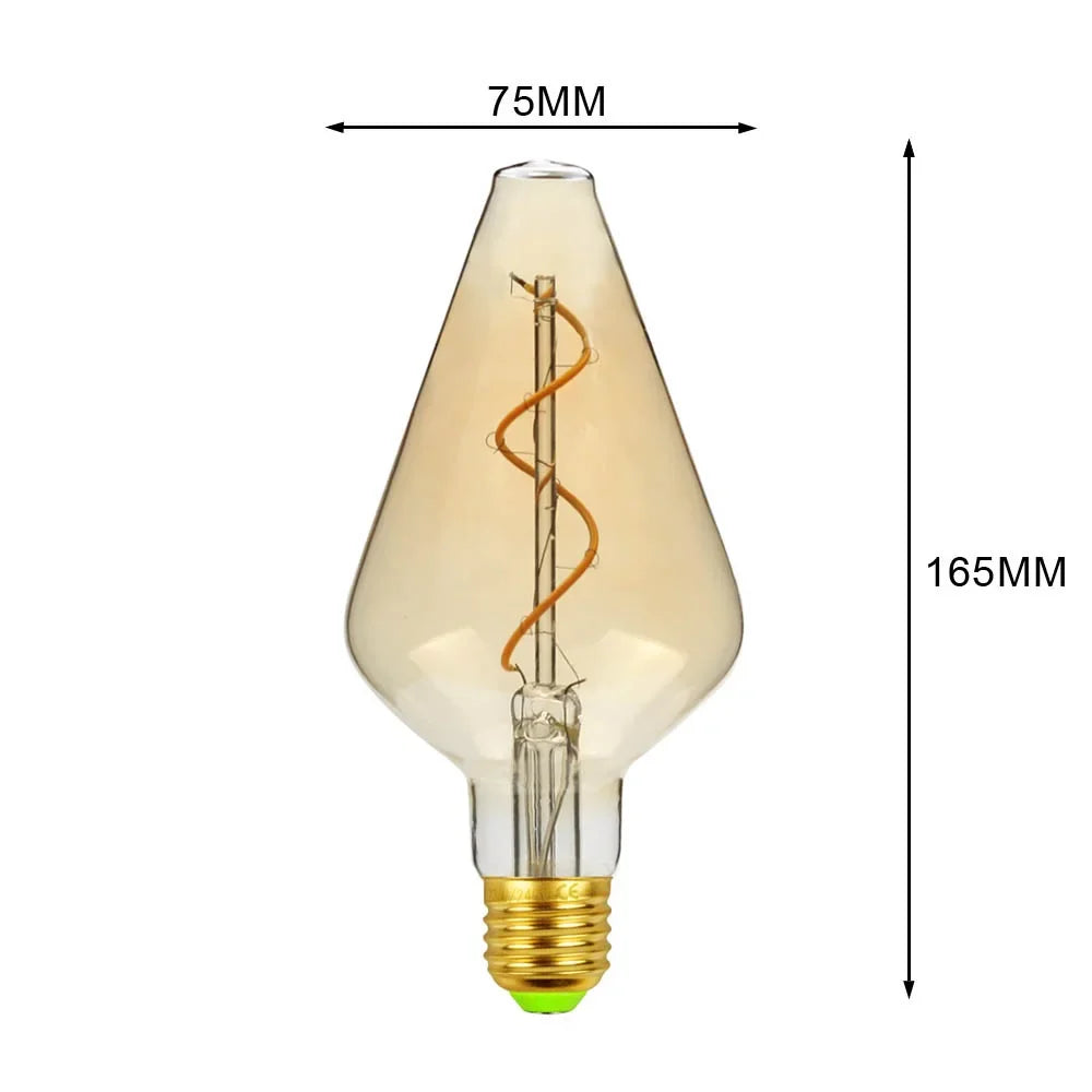 Afralia™ Industrial Retro Vintage LED Edison Bulb 4W 2300K E27 Lamp Light Bulb