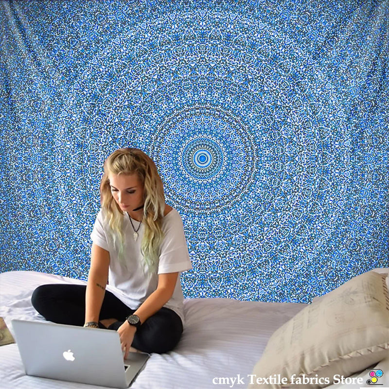 Mandala Tapestry Hippie Home Decor Wall Hanging Boho Mat Bedspread Table Cloth - Afralia™