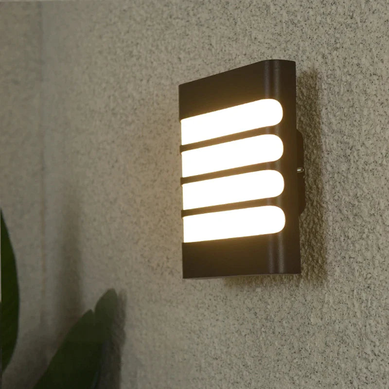 Afralia™ Outdoor LED Wall Lamps: Waterproof Garden Sconces for Home Exterior Lighting