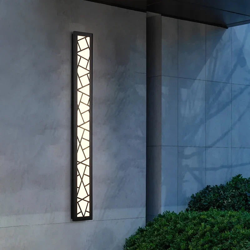 Afralia™ Modern Outdoor LED Wall Light for Courtyard and Garden