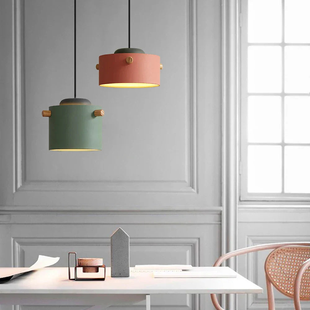 Afralia™ Colorful LED Pendant Lights for Living & Dining Rooms