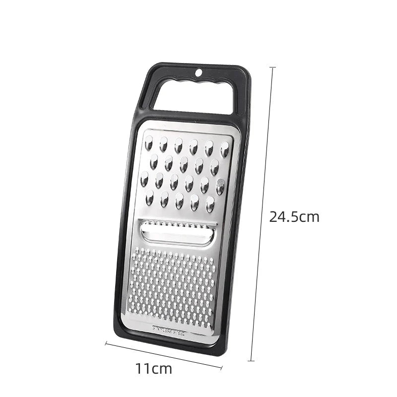 Afralia™ Multi-purpose Stainless Steel Slicer Cutter Grater Crusher Kitchen Tool