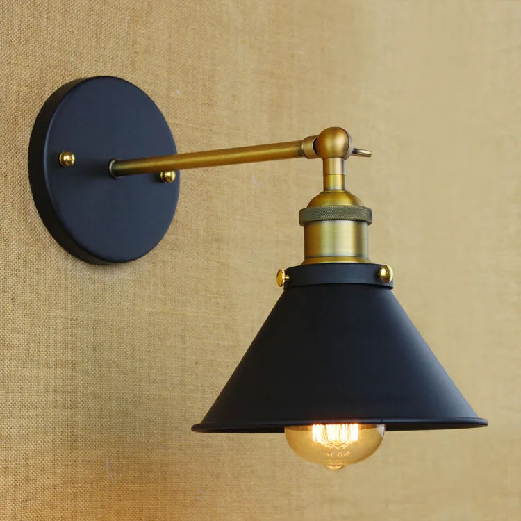 Afralia™ Vintage Wall Lamp LED Indoor Lighting Retro Loft Industrial Edison Sconce