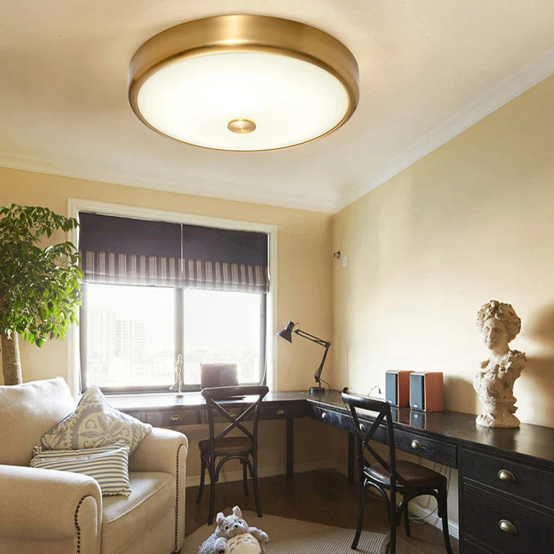 Afralia™ Modern Glass Ceiling Light with LED for Living Room Bedroom Restaurant Corridor