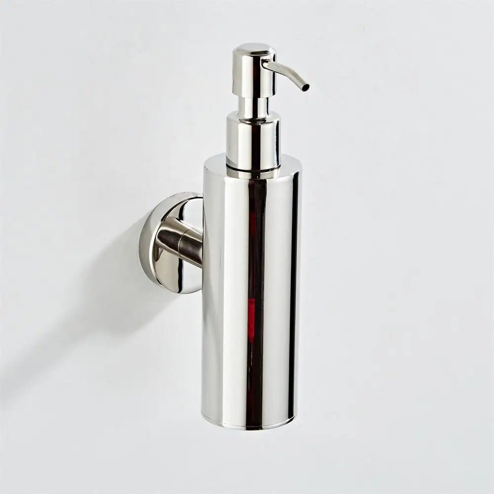 Afralia™ Stainless Steel Wall-Mounted Soap Dispenser for Bathroom and Kitchen