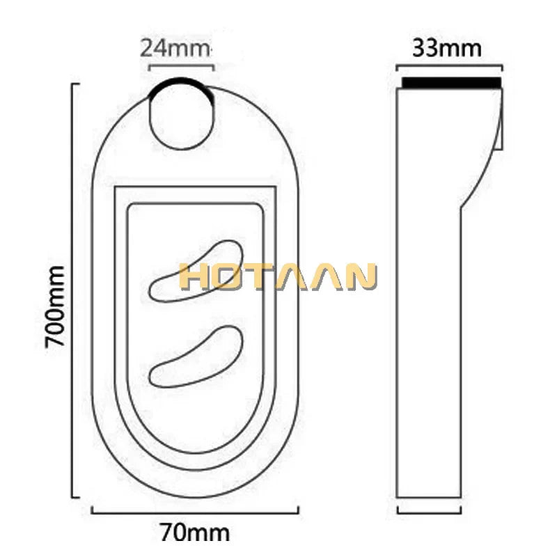 Afralia™ Shower Rail Soap Dish Box Holder ABS Chrome 24mm for Slide Bar 7023