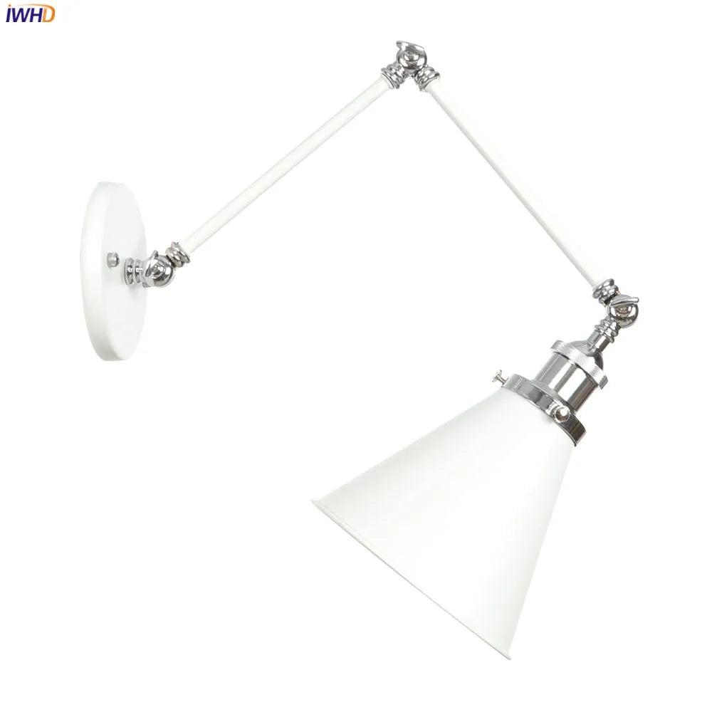 Afralia™ Industrial Retro LED Wall Sconce Adjustable Loft Style Edison Wall Lights Fixtures