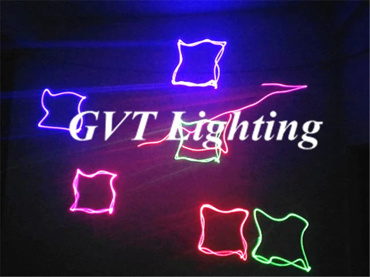 Afralia™ 4 Lens RGBY DMX Laser Projector for Stage Party Lighting