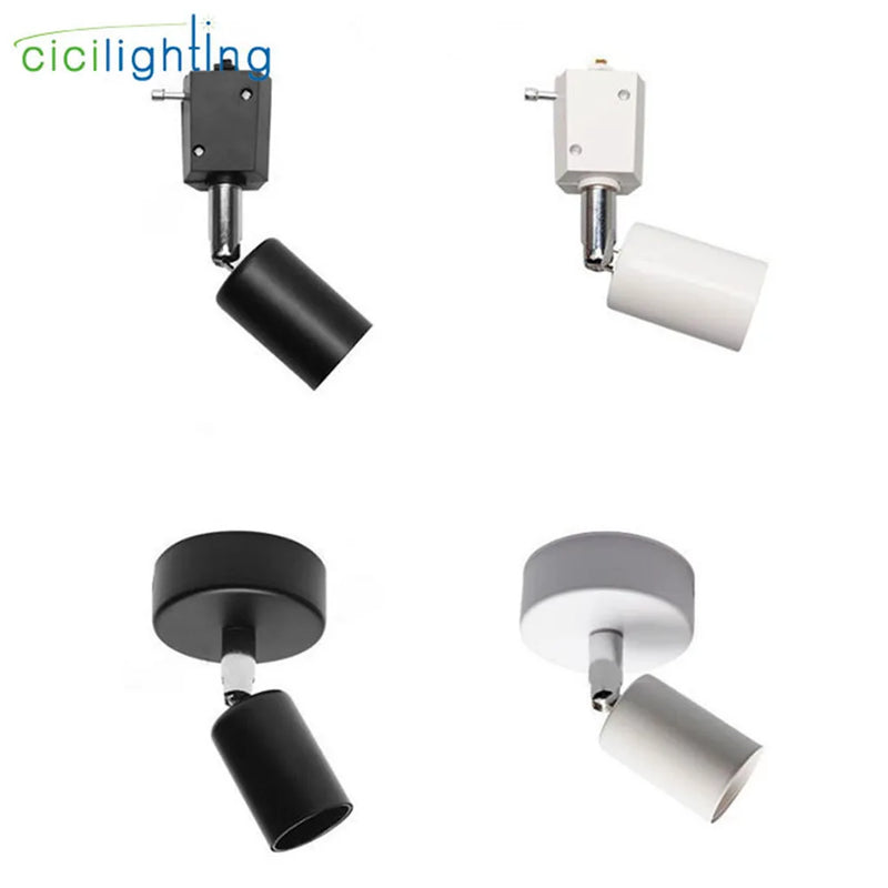 Afralia™ Industrial Ceiling Light LED Rail Lighting White/Black Surface or Rail Mounted