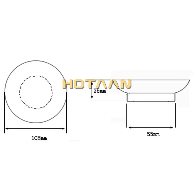 Afralia™ Glass Soap Dish Bathroom Accessory, Matte Finish