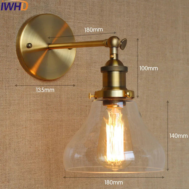 Afralia™ White Glass Retro Industrial Wall Sconce, Vintage Edison Style Wall Lights Fixtures