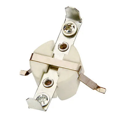 Afralia™ Ceramic GU5.3/G4/MR16 Lamp Holder Socket Bulb Base for 10pcs