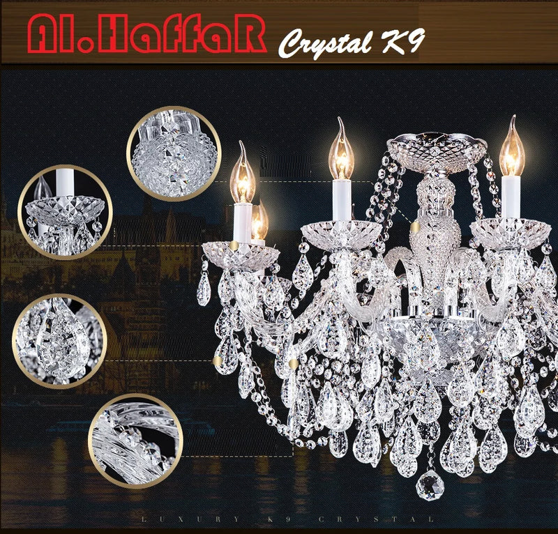 Afralia™ Crystal Chandeliers: Modern Luxury Lighting for Home Decor - AC110V/220V