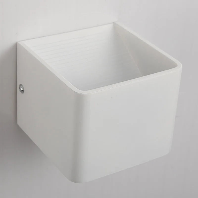 Afralia™ LED Wall Lamp 5W Simple Bedroom Aluminum Sconce Living-room Home Lighting