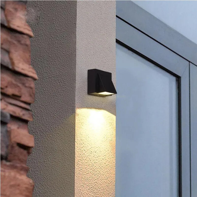 Afralia™ LED Wall Lamps: Modern, Creative, Waterproof for Outdoor Courtyard, Gate, Terrace, Garden.