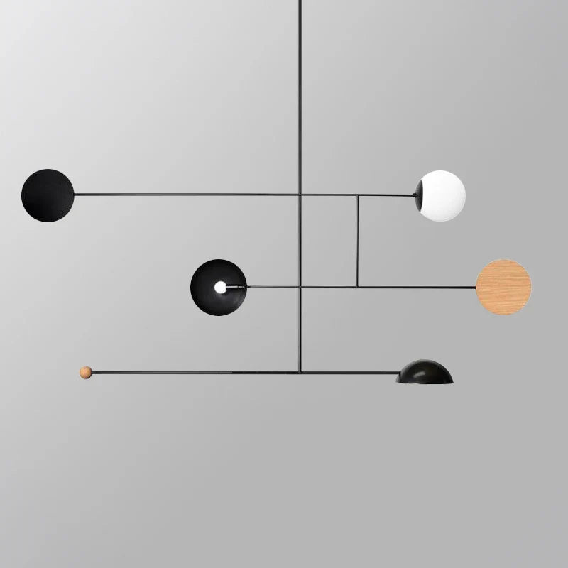 Afralia™ Geometric Lines Pendant Lights: Nordic Modern Design for Stylish Living Spaces