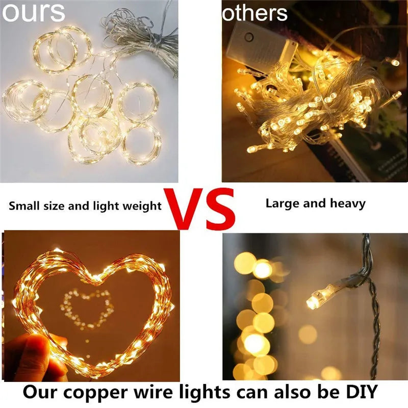 Afralia™ LED Curtain Lights 3x3m 300 LEDs USB Remote Control Fairy String for Christmas