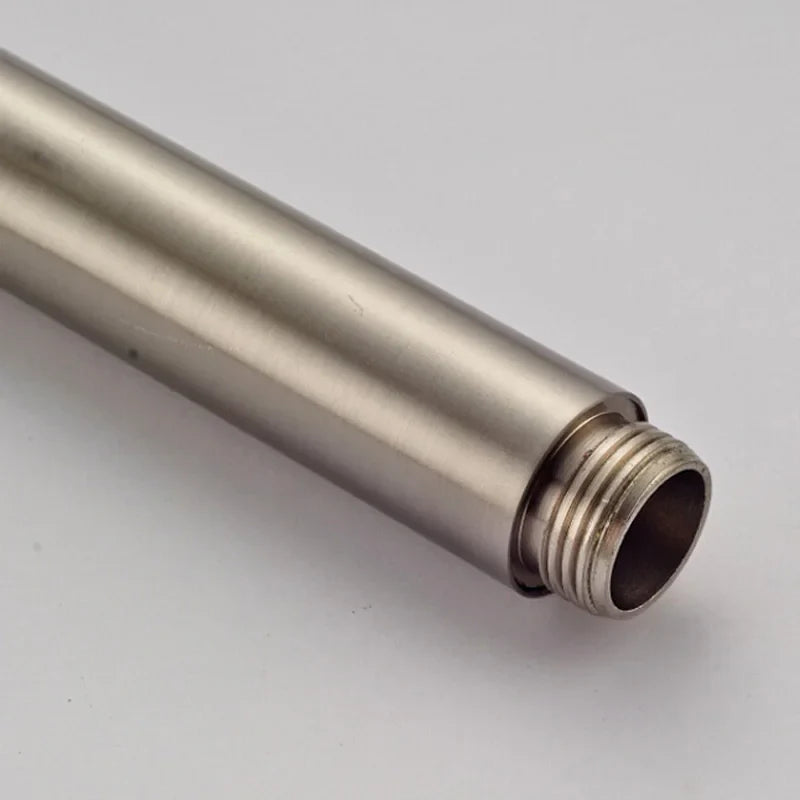 Afralia™ Stainless Steel Round Shower Head Brushed Nickel Handheld Faucet Head Water Saving