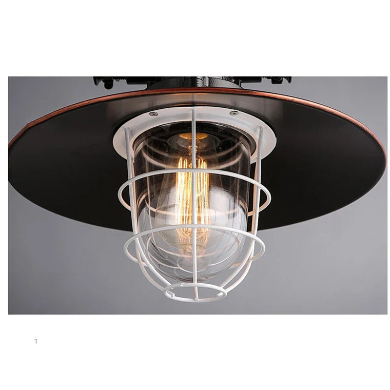 Afralia™ Retro Loft Pendant Chandelier: Vintage Iron Lighting for Cafe, Pub, Kitchen, Office